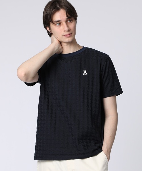 Psycho Bunny（サイコバニー） tシャツ リンクスニット 千鳥格子柄T