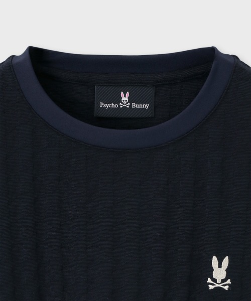 Psycho Bunny（サイコバニー） tシャツ リンクスニット 千鳥格子柄T