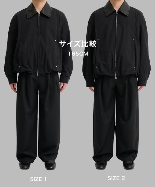 ジャケット・アウター threadthread S clasp balloon blouson THEREDTHREAD / ザレッドスレッド】S clasp balloon blouson