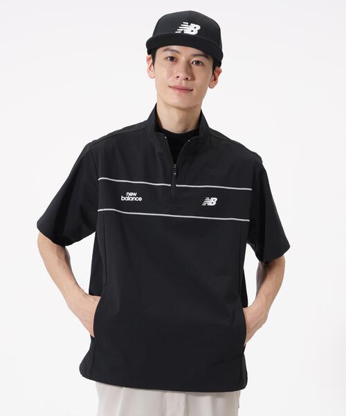 new balance ハーフスリーブ スタンドジップ プルオーバー New Balance Golf（ニューバランスゴルフ） トレーナー スウェット