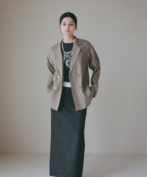 スカート ヒッコリーIラインスカートの画像