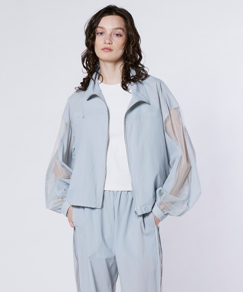 DOUBLESTANDARDCLOTHINGのメッシュブルゾン ESSENTIAL（DOUBLE STANDARD CLOTHING） ブルゾン アウター ナイロン