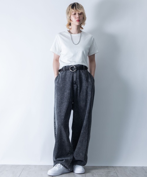 「Starting Over」 デニムパンツ L ブラック系その他 メンズ_画像7