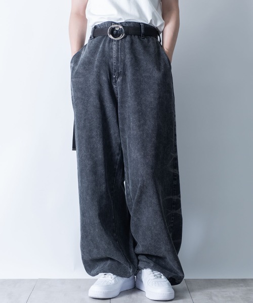 「Starting Over」 デニムパンツ L ブラック系その他 メンズ_画像8