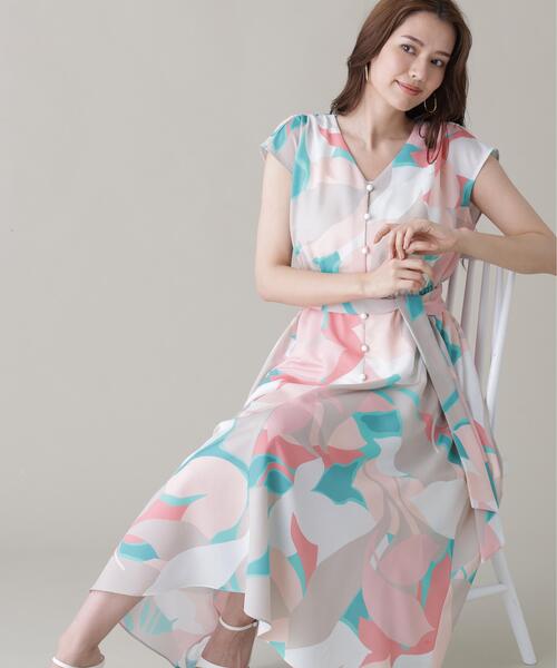 PINKY&DIANNE（ピンキー アンド ダイアン） ワンピース 半袖 シェード