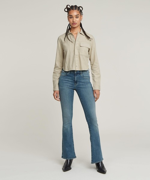 ジーンズ デニム デニムパンツ 3301 Flare Jeans/ヴィンテージライクフレアスキニージーンズ/L28 レディース_3