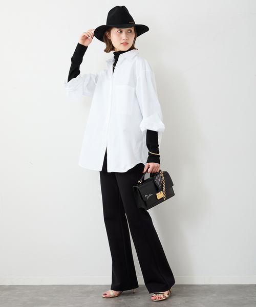 新品未使用　Deuxieme Classe　CleanTシャツ　ブラック Deuxieme Classe（ドゥーズィエムクラス） 長袖シャツ FREE サックス