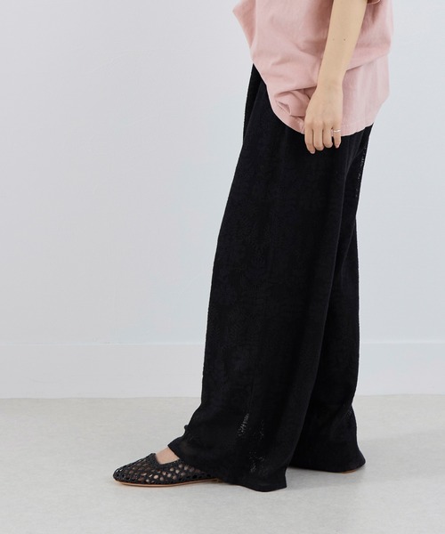 パンプス 「FABIO RUSCONI」メッシュフラットパンプス「2サイズ展開」の画像