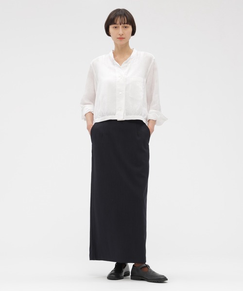 ブラウス シャツ LINEN VOILE レディースの画像