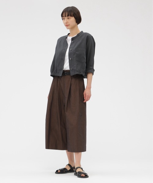 ブラウス シャツ LINEN VOILE レディースの画像