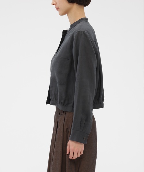 ブラウス シャツ LINEN VOILE レディースの画像