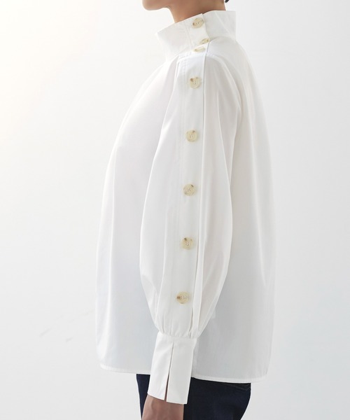 「RUIRUE BOUTIQUE」 長袖ブラウス S ブラウン レディース_画像9