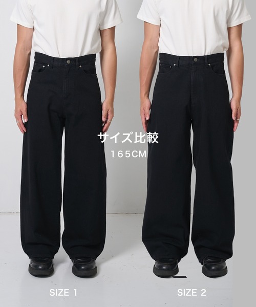 パンツ CANYON CLOTHING Wide leg trousers black パンツ CANYON CLOTHING Wide leg trousers black Wide leg trousers