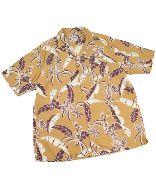 アロハシャツ シャツ 半袖 「UT208」「HOUSTON/ヒューストン」MADE IN JAPAN RAYON ALOHA SHIRT PINEAPPLE 41351 メンズ レディース | HOUSTON | 02