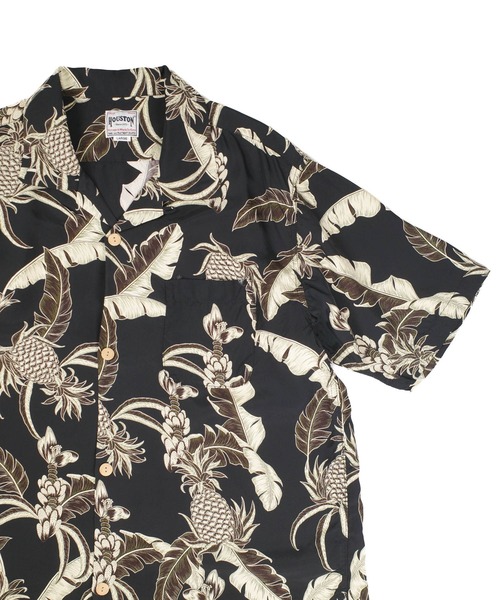 アロハシャツ シャツ 半袖 「UT208」「HOUSTON/ヒューストン」MADE IN JAPAN RAYON ALOHA SHIRT PINEAPPLE 41351 メンズ レディース | HOUSTON | 07