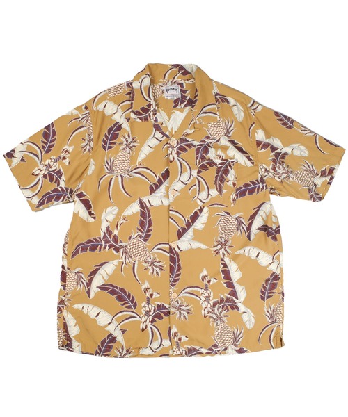 アロハシャツ シャツ 半袖 「UT208」「HOUSTON/ヒューストン」MADE IN JAPAN RAYON ALOHA SHIRT PINEAPPLE 41351 メンズ レディース | HOUSTON | 05