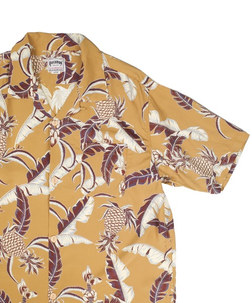 アロハシャツ シャツ 半袖 「UT208」「HOUSTON/ヒューストン」MADE IN JAPAN RAYON ALOHA SHIRT PINEAPPLE 41351 メンズ レディース | HOUSTON | 17