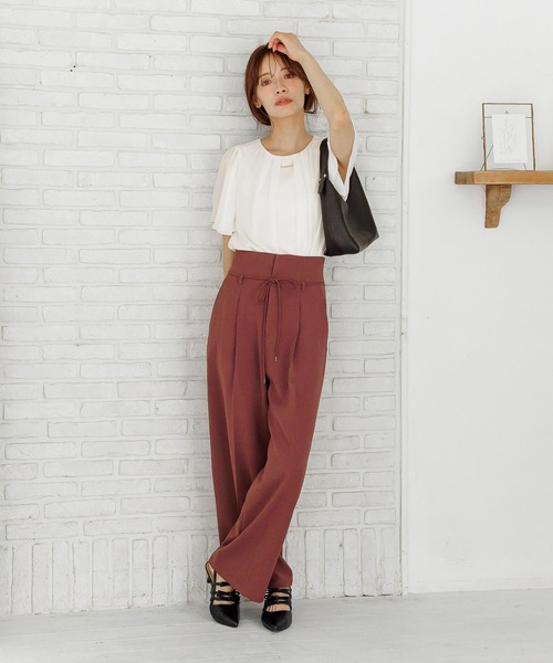 「mysty woman」 パンツ FREE ブラウン系その他 レディース_画像4