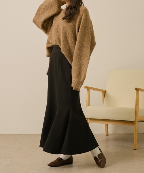 「Ambre Neige」 ロングスカート MEDIUM ベージュ レディース_画像2