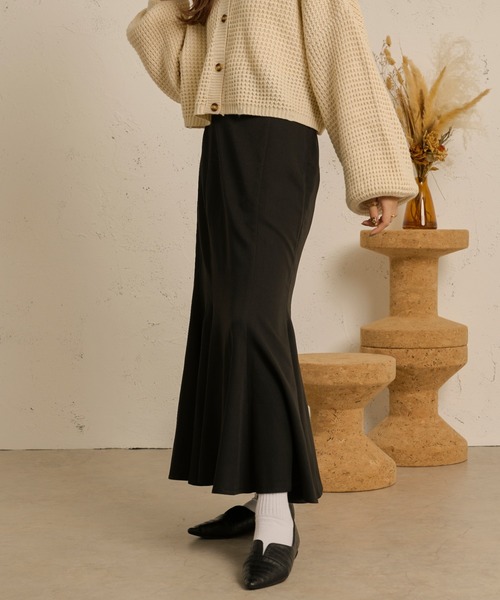 「Ambre Neige」 ロングスカート MEDIUM ベージュ レディース_画像6