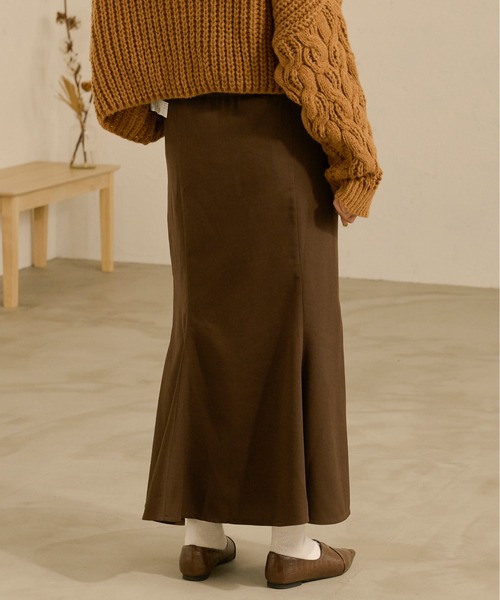 「Ambre Neige」 ロングスカート MEDIUM ベージュ レディース_画像8