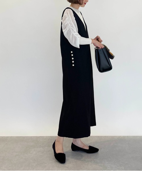 「PICCIN PERLA」 スカート M ブラック レディース_画像9