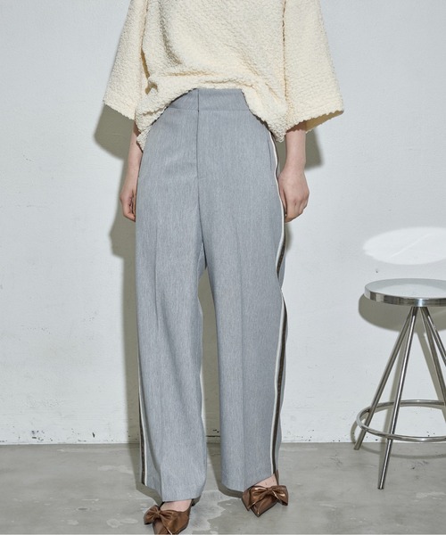 「THE YOn」 スラックス M サックスブルー レディース_画像7