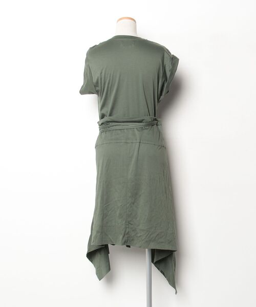 ISABEL MARANT（イザベルマラン） 半袖ワンピース 36 グリーン イザベルマランダークグリーン フリル袖 半袖シャツ