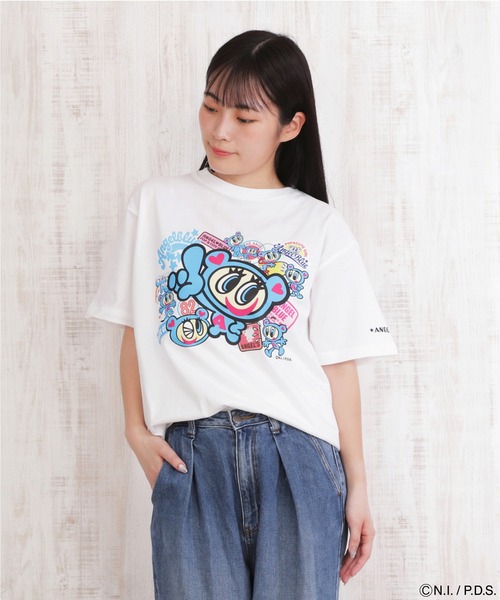 ANGEL BLUE（エンジェルブルー） tシャツ 半袖 Tシャツ ステッカー