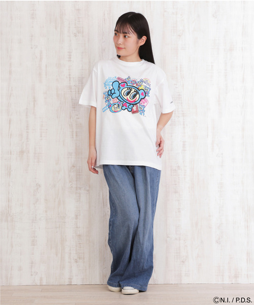 ANGEL BLUE（エンジェルブルー） tシャツ 半袖 Tシャツ ステッカー