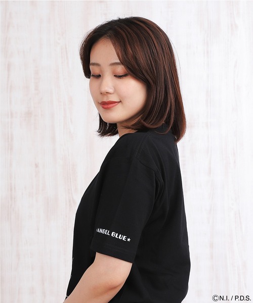 ANGEL BLUE（エンジェルブルー） tシャツ 半袖 Tシャツ ステッカー