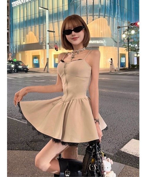 Darich（ダーリッチ） ワンピース レースドッキングコルセット