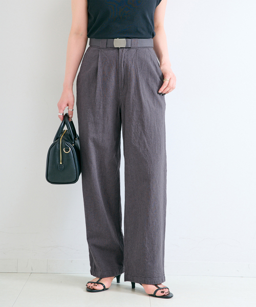 conte スリット ジョガーパンツ conte＞スリット ジョガーパンツ UNITED ARROWS | <conte>スリット