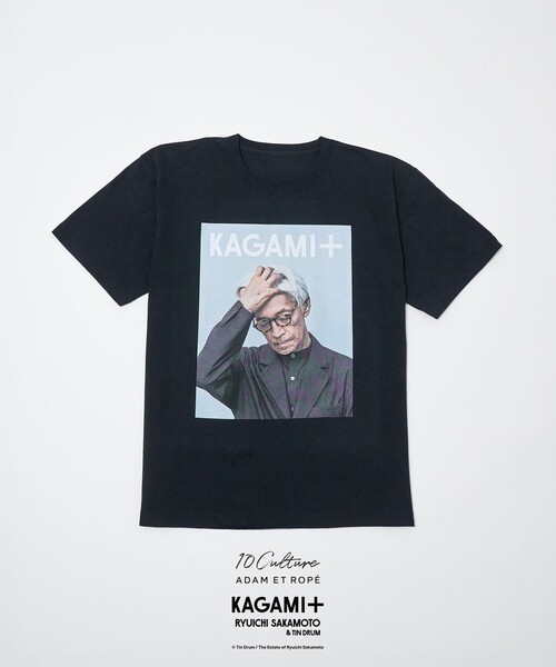 ADAM ET ROPE'（アダムエロペ） tシャツ 「KAGAMI＋ Ryuichi Sakamoto