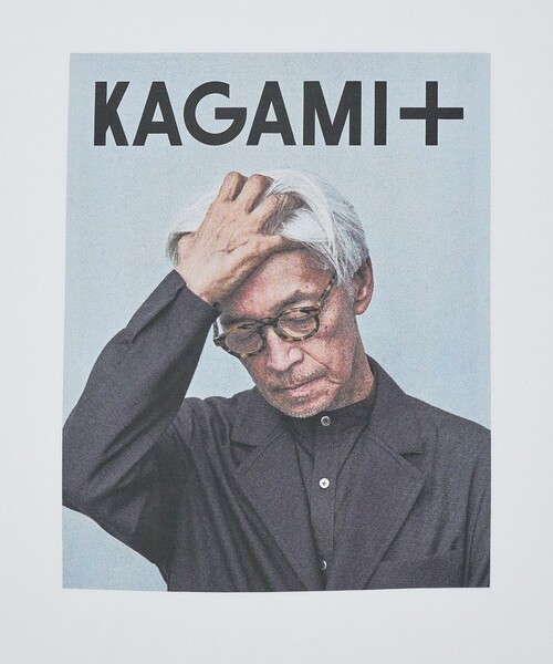 ADAM ET ROPE'（アダムエロペ） tシャツ 「KAGAMI＋ Ryuichi Sakamoto
