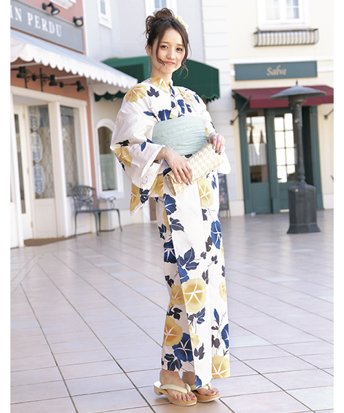 bonheur saisons（ボヌールセゾン） 浴衣 浴衣3点セット （浴衣＋帯＋