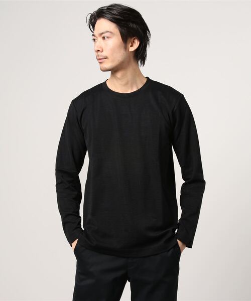 Tシャツ Tシャツ シャイニーリップルボーダーtシャツ 長袖 Zozotown 通販 Paypayモール
