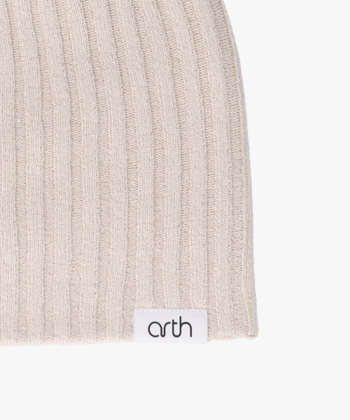arth（アース） ニット帽 ニットキャップ Silk Double Beanie / アース