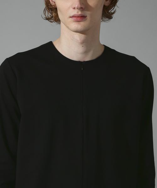 新品タグ 5351 POUR LES HOMME 加工ロングTシャツLカットソー 5351 POUR LES HOMMES tシャツ サイドジップ異素材プルオーバー
