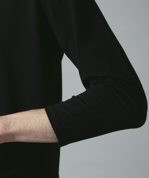 5351 POUR LES HOMMES tシャツ スリットネック八分袖プル