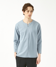 5351 POUR LES HOMMES tシャツ スリットネック八分袖プル