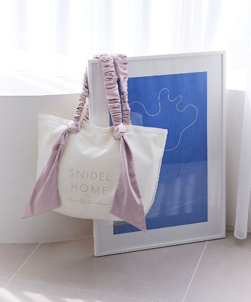 SNIDEL HOME トートバッグ オーガニックキャンパストート -BIG