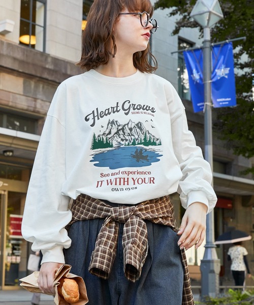 tシャツ ヴィンテージスーベニアプリントロンT レディース メンズ | ブランド登録なし