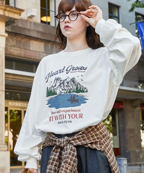 tシャツ ヴィンテージスーベニアプリントロンT レディース メンズ | ブランド登録なし | 04
