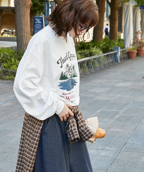 tシャツ ヴィンテージスーベニアプリントロンT レディース メンズ | ブランド登録なし | 06