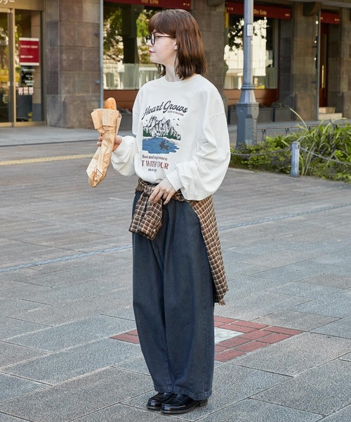 tシャツ ヴィンテージスーベニアプリントロンT レディース メンズ | ブランド登録なし | 12