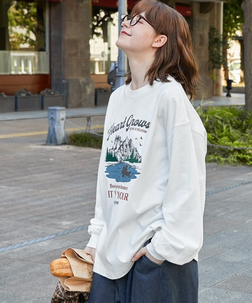 tシャツ ヴィンテージスーベニアプリントロンT レディース メンズ | ブランド登録なし | 18