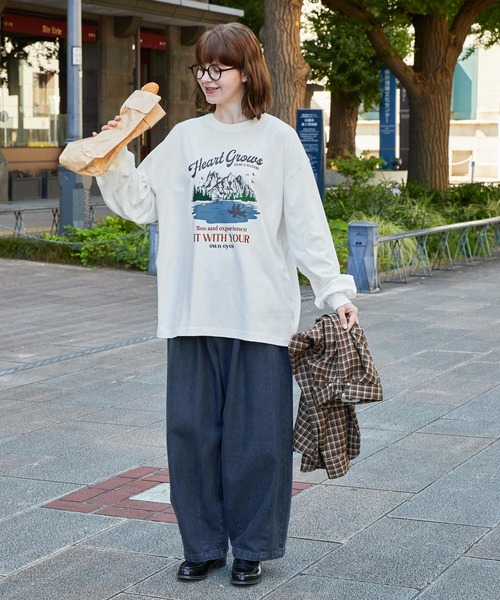 tシャツ ヴィンテージスーベニアプリントロンT レディース メンズ | ブランド登録なし | 20