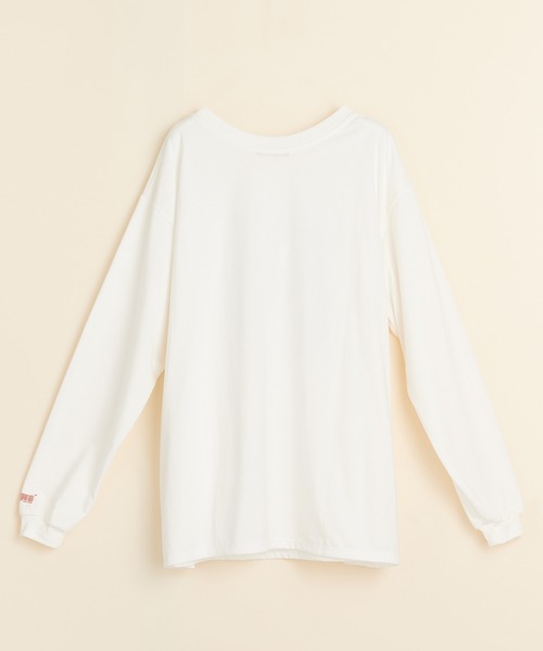 PUBLIC TOKYO ロングTシャツ　ロンT カットソー　長袖 PUBLIC TOKYO（パブリックトウキョウ） tシャツ メタリックアートロンT