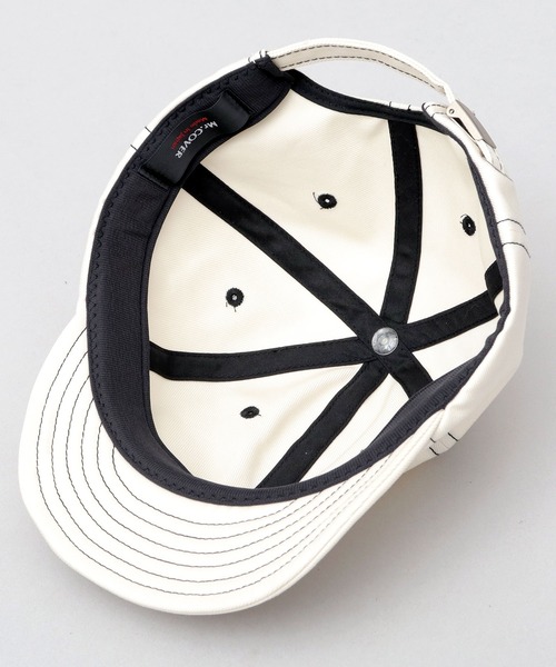 Mr.COVER キャップ 帽子 高密度ツイル ステッチ配色 アンパイア